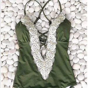 Women’s lace one piece suit